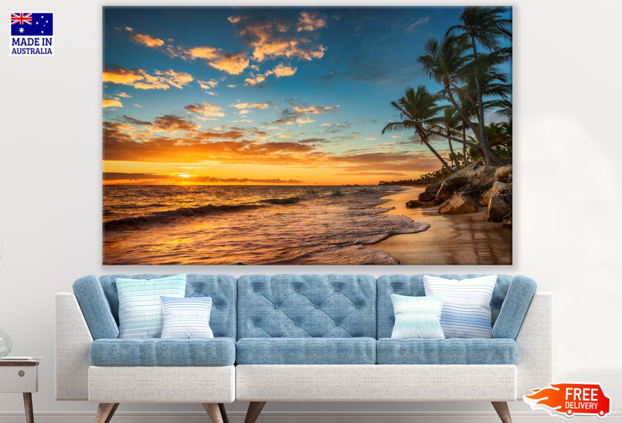 Sea Sunset Scenery Photograph Print 100% Australian Made
