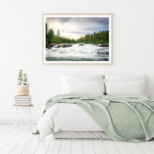 River in Forest Photograph Home Decor Premium Quality Poster Print Choose Your Sizes