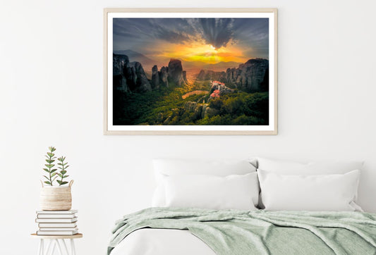 Nature Sunset Scenery Photograph Home Decor Premium Quality Poster Print Choose Your Sizes