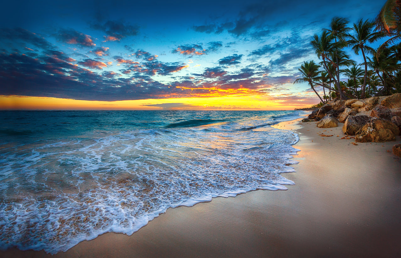 Sea Sunset Scenery Photograph Home Decor Premium Quality Poster Print Choose Your Sizes