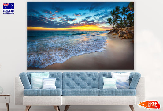 Sea Sunset Scenery Photograph Print 100% Australian Made
