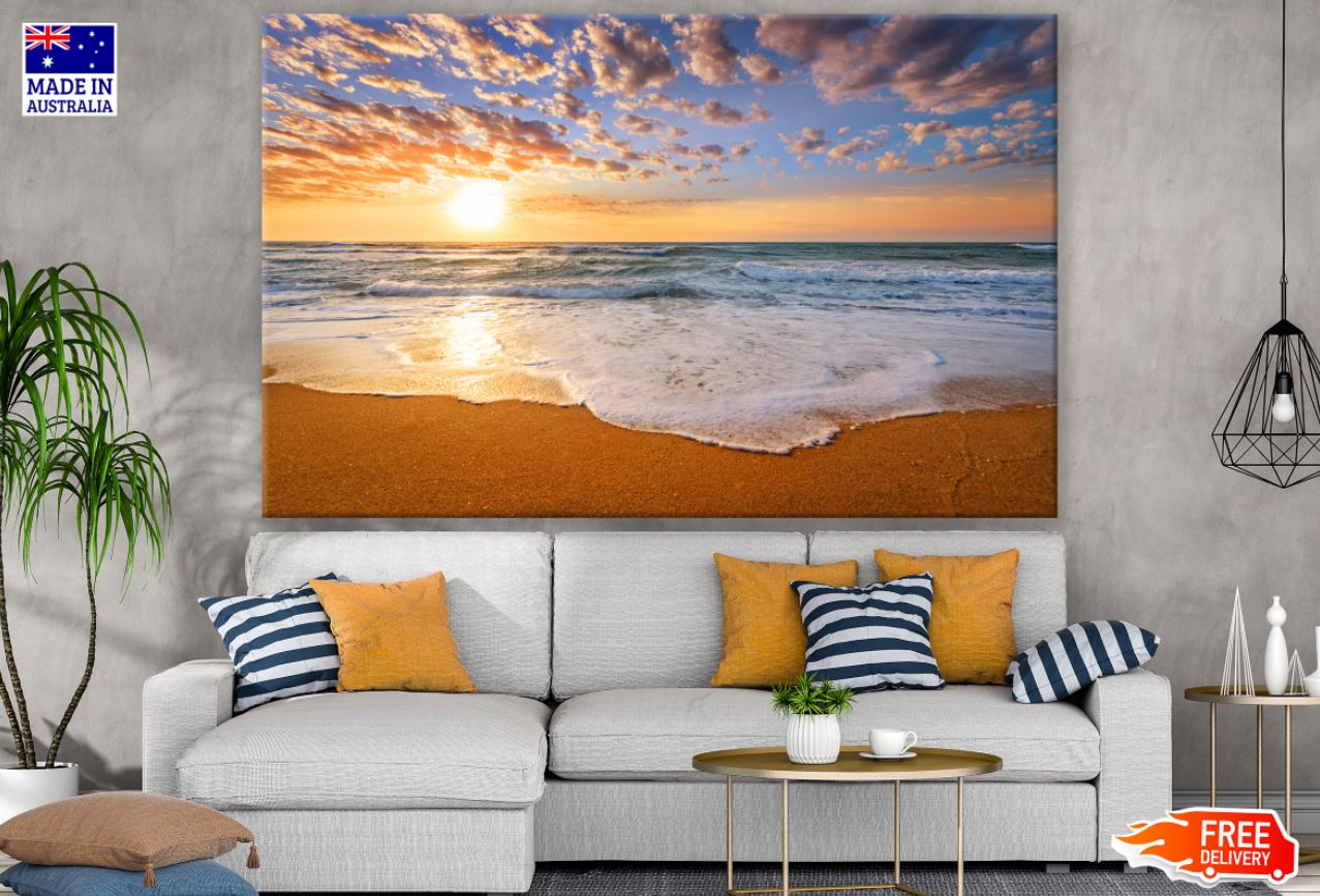 Sea Sunset Scenery Photograph Print 100% Australian Made