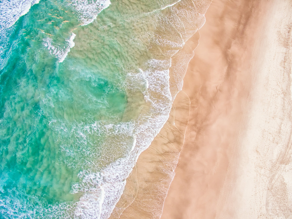 Sea & Shore Aerial Photograph Print 100% Australian Made