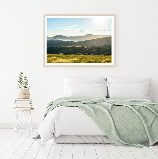 Meadow Scenery Photograph Home Decor Premium Quality Poster Print Choose Your Sizes