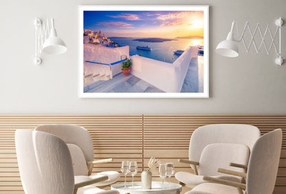 Sea Scenery View From Hotel Home Decor Premium Quality Poster Print Choose Your Sizes