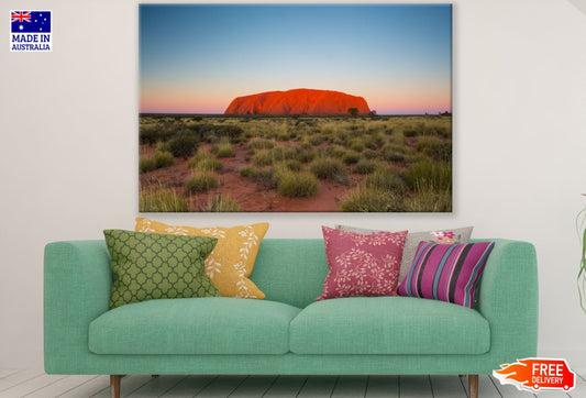 Huge Rock in Valley Photograph Print 100% Australian Made