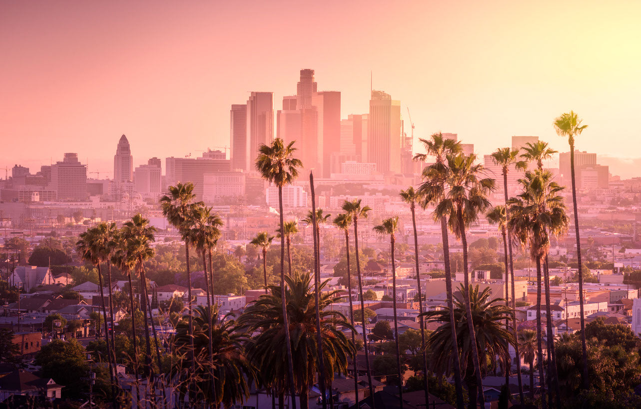 City Buildings Sunset Photograph Home Decor Premium Quality Poster Print Choose Your Sizes
