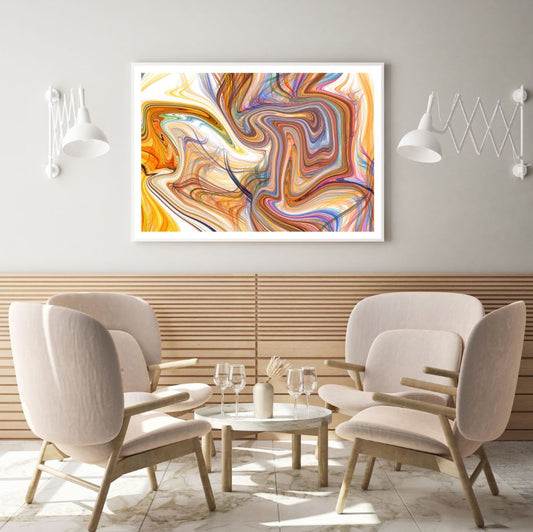 Colorful Abstract Fractal Design Home Decor Premium Quality Poster Print Choose Your Sizes