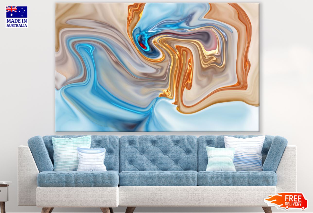 Colorful Abstract Fractal Design Print 100% Australian Made