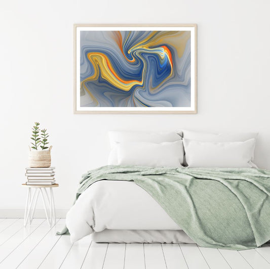 Colorful Abstract Fractal Design Home Decor Premium Quality Poster Print Choose Your Sizes