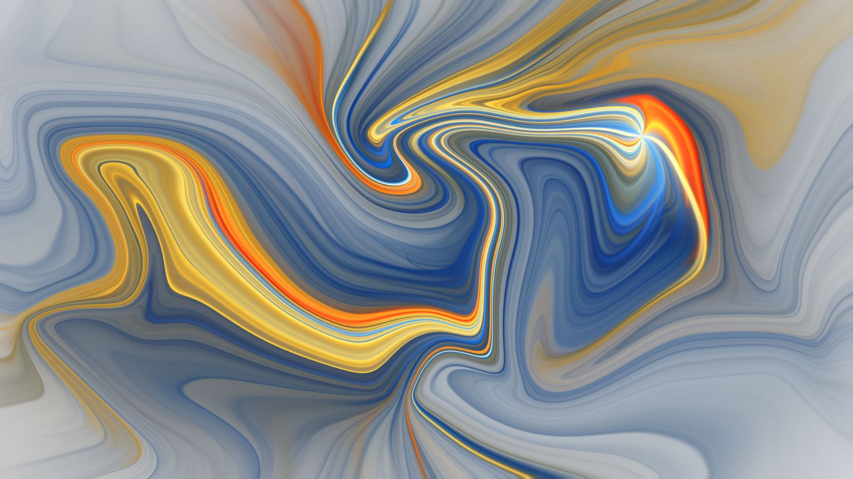 Colorful Abstract Fractal Design Print 100% Australian Made