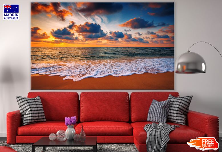 Sea Sunset Scenery Photograph Print 100% Australian Made