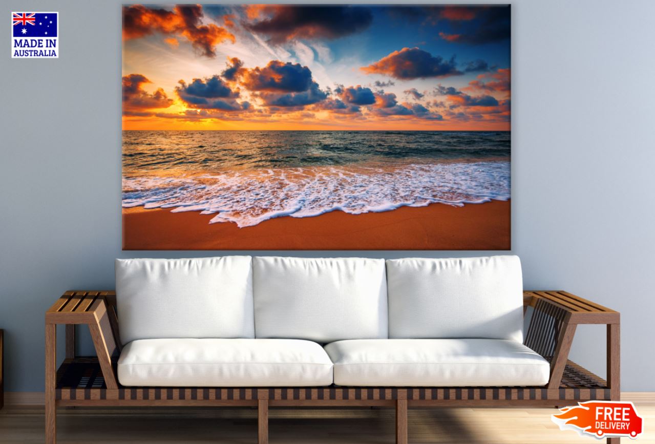 Sea Sunset Scenery Photograph Print 100% Australian Made