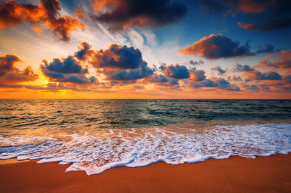 Sea Sunset Scenery Photograph Print 100% Australian Made