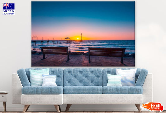 Sea Sunset Scenery Photograph Print 100% Australian Made