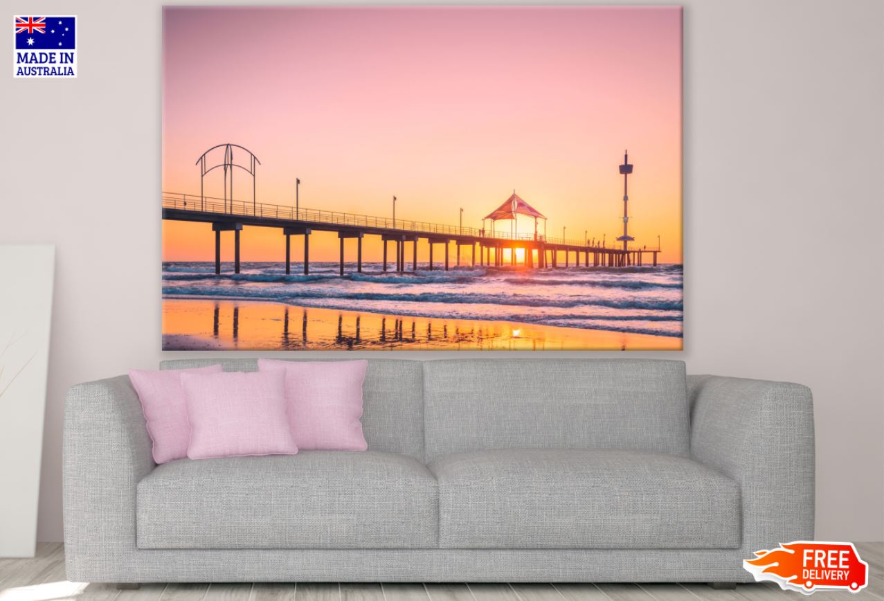 Sea Sunset Scenery Photograph Print 100% Australian Made