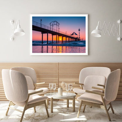 Sea Sunset Scenery Photograph Home Decor Premium Quality Poster Print Choose Your Sizes