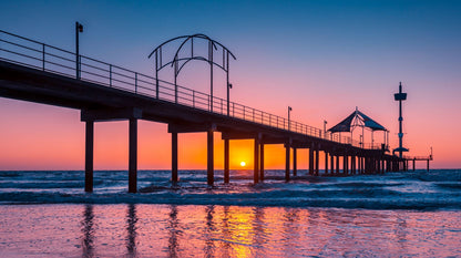 Sea Sunset Scenery Photograph Print 100% Australian Made