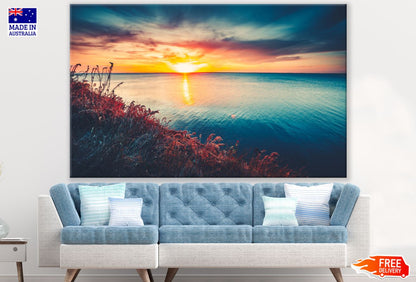Sea Sunset Scenery Photograph Print 100% Australian Made