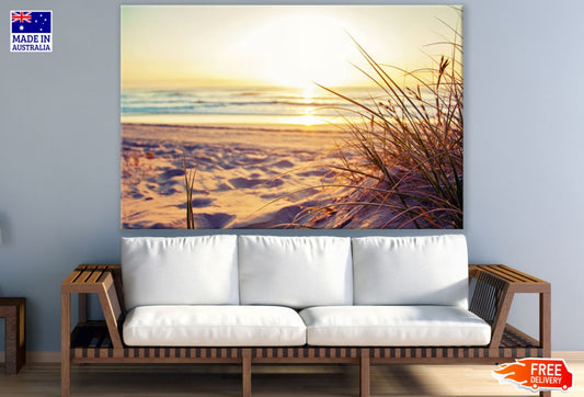 Sea Shore Sunset Scenery Photograph Print 100% Australian Made