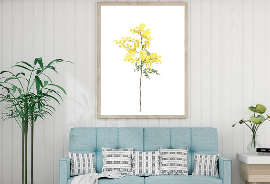 Yellow Flower Plant Photograph Home Decor Premium Quality Poster Print Choose Your Sizes