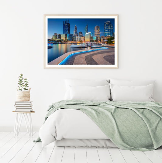 City Night View Photograph Home Decor Premium Quality Poster Print Choose Your Sizes