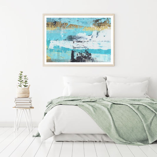 Colorful Watercolor Abstract Art Home Decor Premium Quality Poster Print Choose Your Sizes