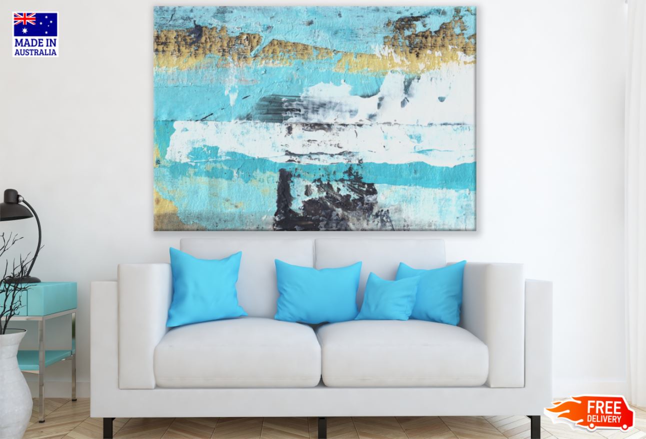 Colorful Watercolor Abstract Art Print 100% Australian Made