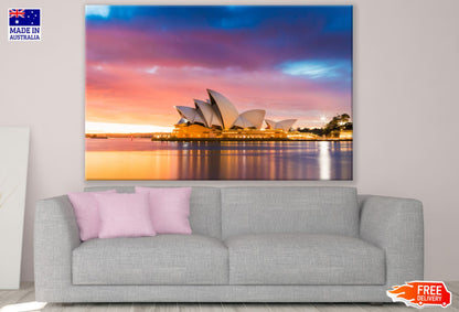 Opera House in Sydney Sunset View Print 100% Australian Made