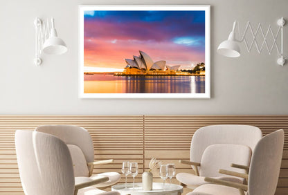 Opera House in Sydney Sunset View Home Decor Premium Quality Poster Print Choose Your Sizes