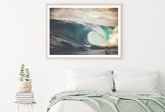 Sea Wave Crashing Photograph Home Decor Premium Quality Poster Print Choose Your Sizes