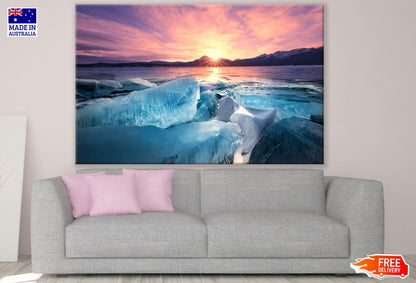Sea Sunset Scenery Photograph Print 100% Australian Made
