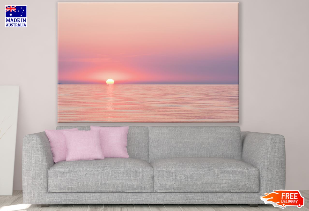 Sea Sunset Scenery Photograph Print 100% Australian Made