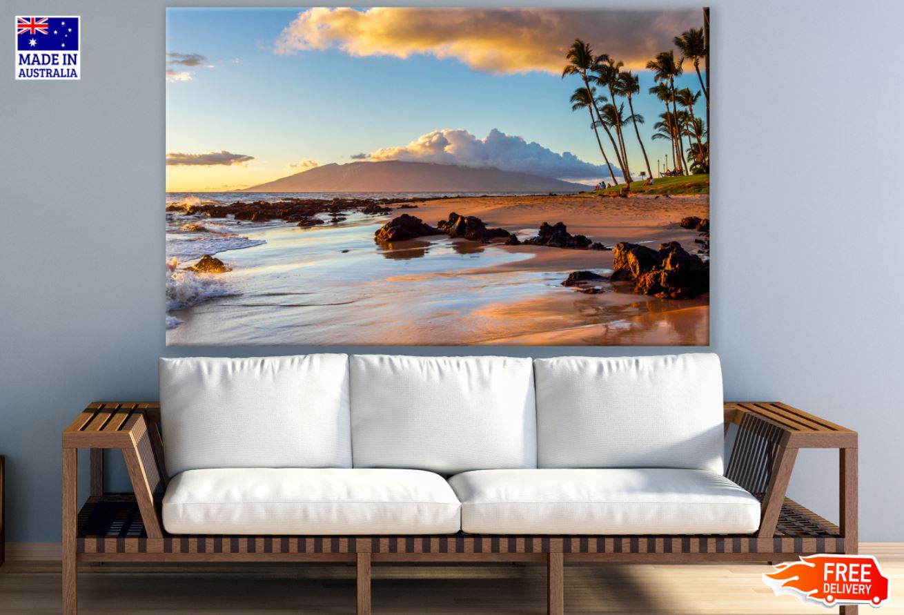 Sea Sunset Scenery Photograph Print 100% Australian Made