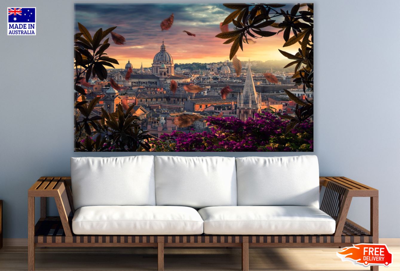 City Sunset Scenery Photograph Print 100% Australian Made