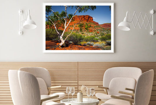 Forest Near Rock Mountain View Home Decor Premium Quality Poster Print Choose Your Sizes