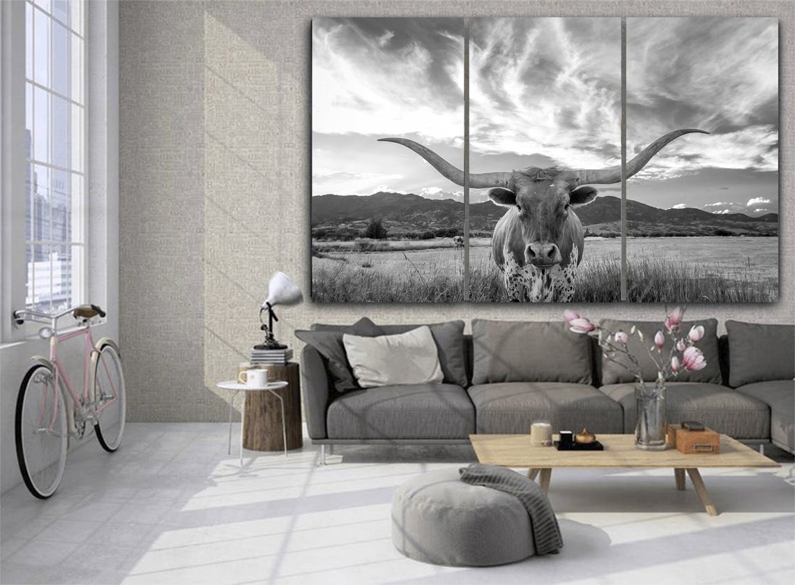 Highland Cow High Quality print 100% Australian made wall Canvas ready to hang