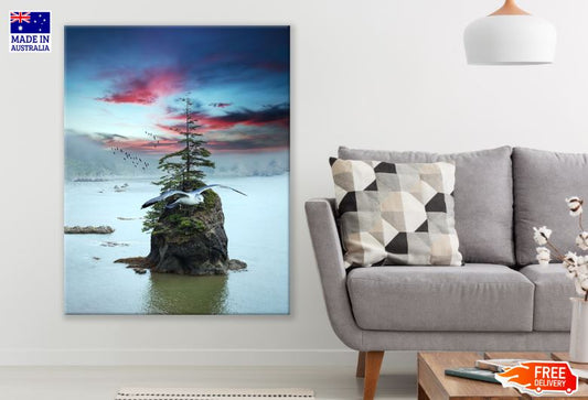 Seagull Bird near Sea Photograph Print 100% Australian Made
