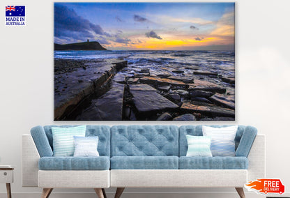 Sea Sunset Scenery Photograph Print 100% Australian Made