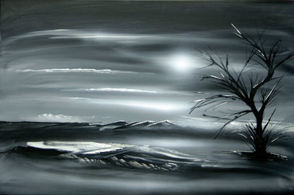Nature Abstract Oil Painting Home Decor Premium Quality Poster Print Choose Your Sizes