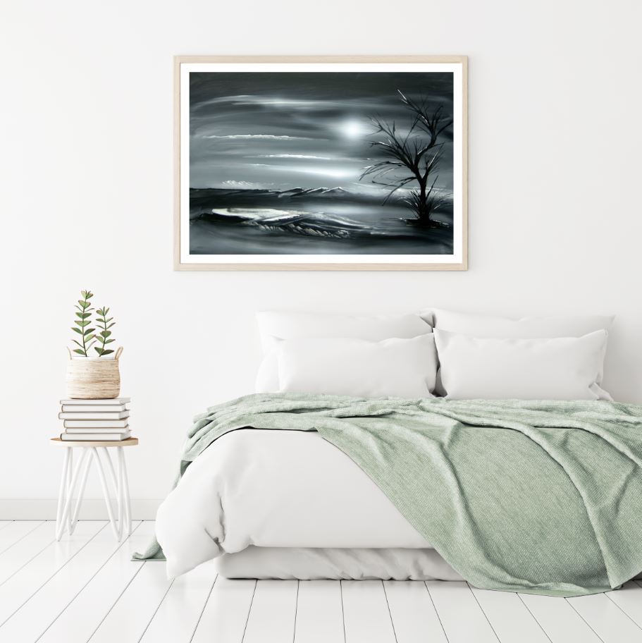 Nature Abstract Oil Painting Home Decor Premium Quality Poster Print Choose Your Sizes