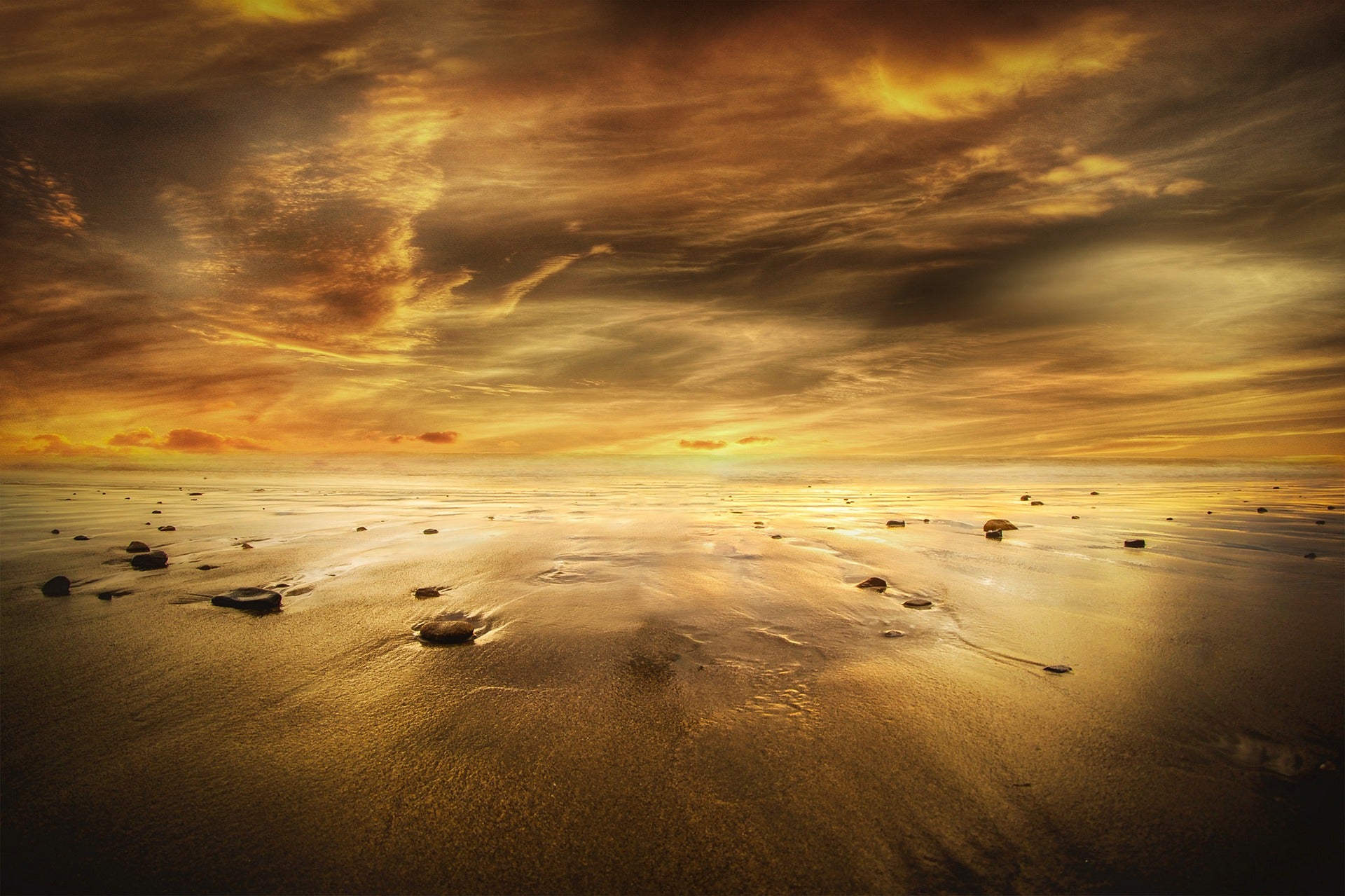 Sea Sunset Scenery Photograph Print 100% Australian Made