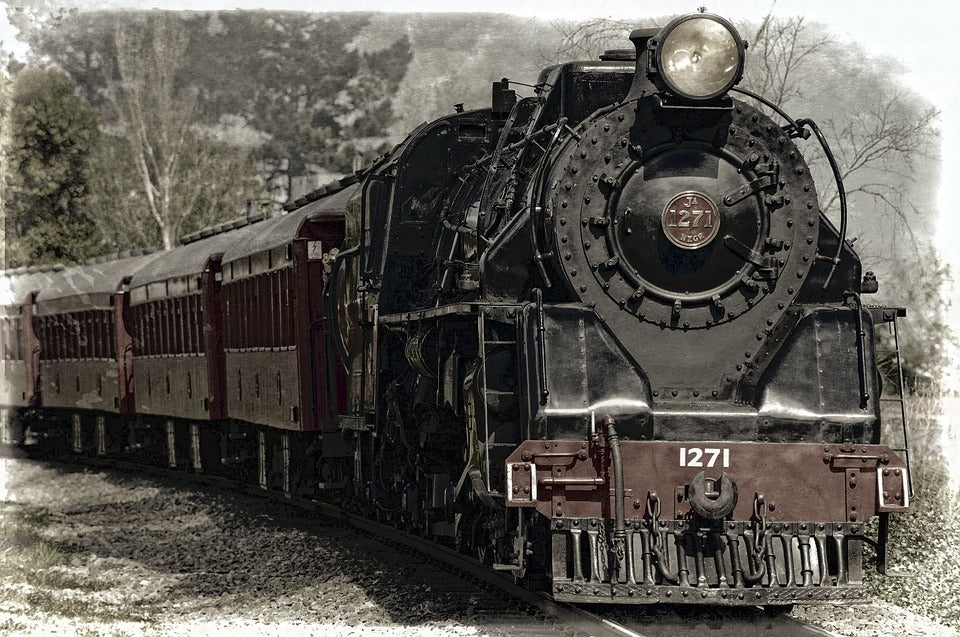Vintage Train Photograph Print 100% Australian Made