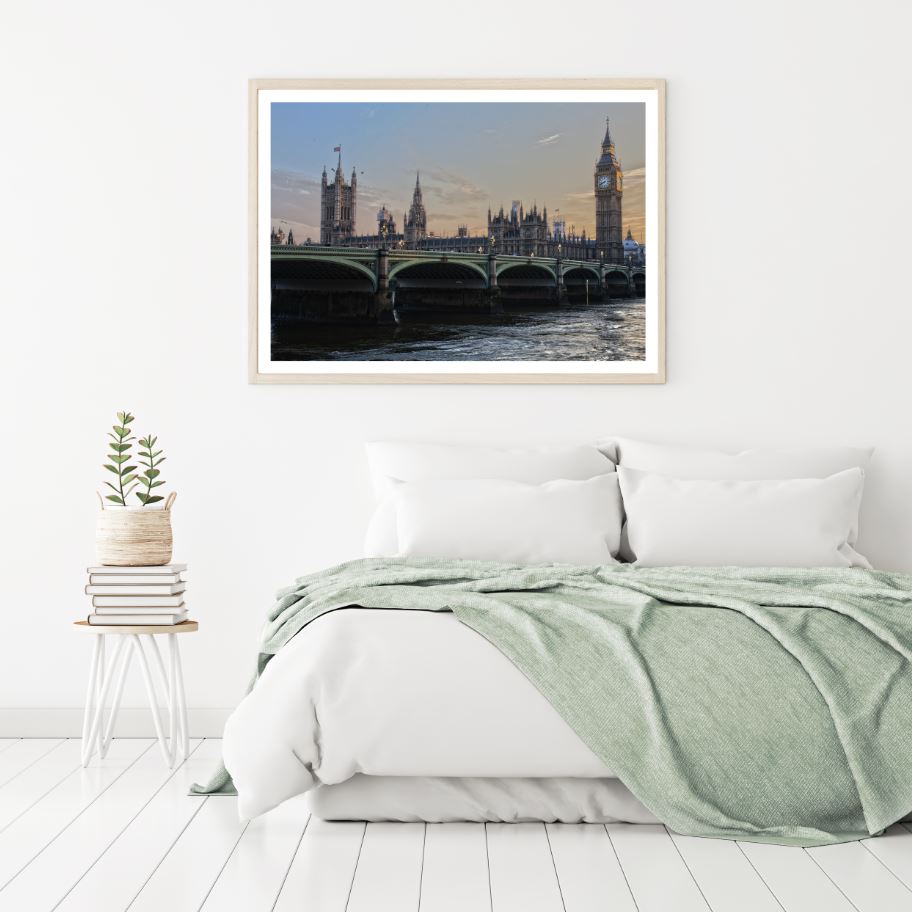 London City Scenery Photograph Home Decor Premium Quality Poster Print Choose Your Sizes