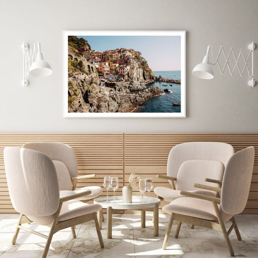 Buildings Near Sea Photograph Home Decor Premium Quality Poster Print Choose Your Sizes