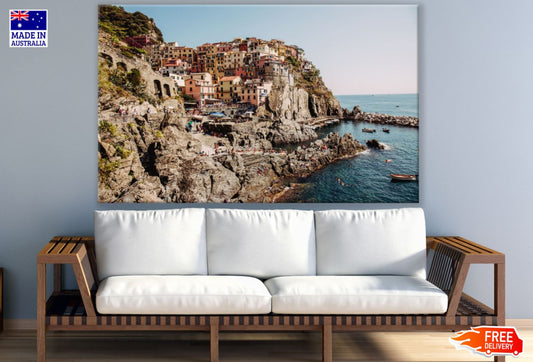 Buildings Near Sea Photograph Print 100% Australian Made