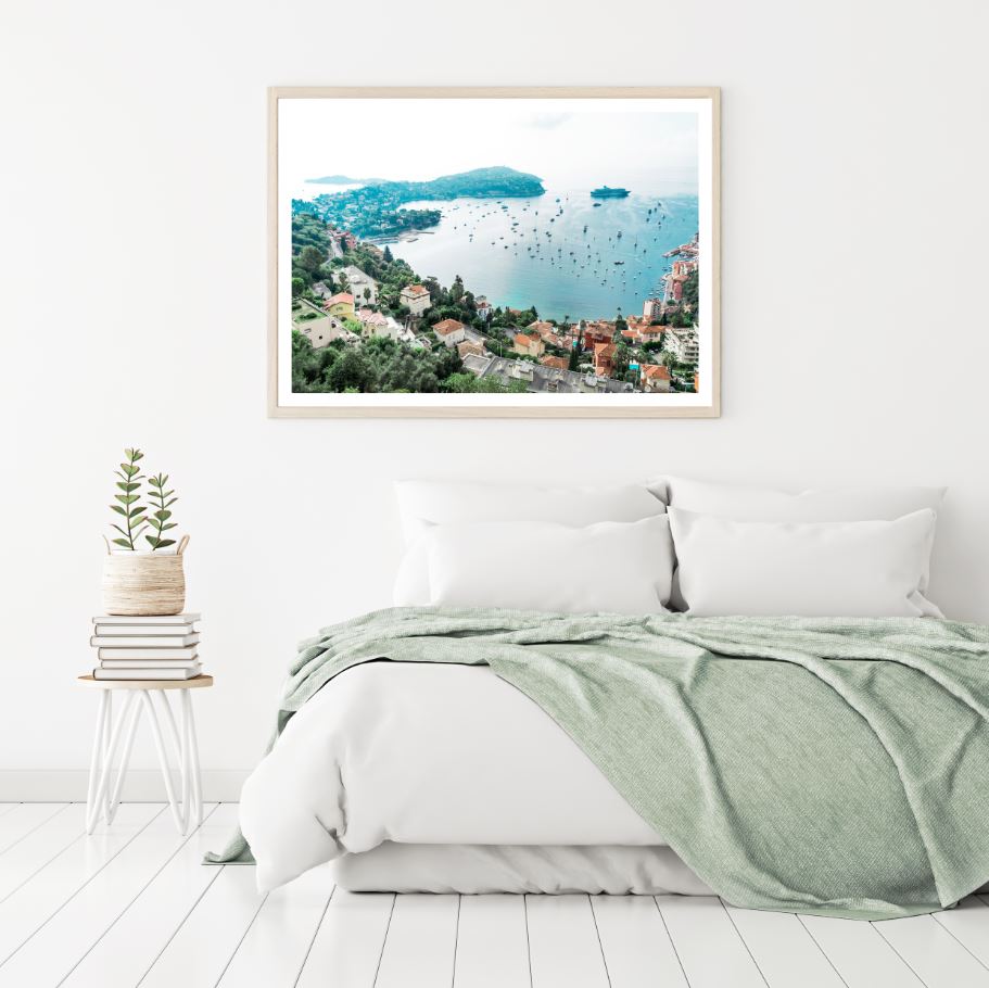 Buildings Near Sea Photograph Home Decor Premium Quality Poster Print Choose Your Sizes