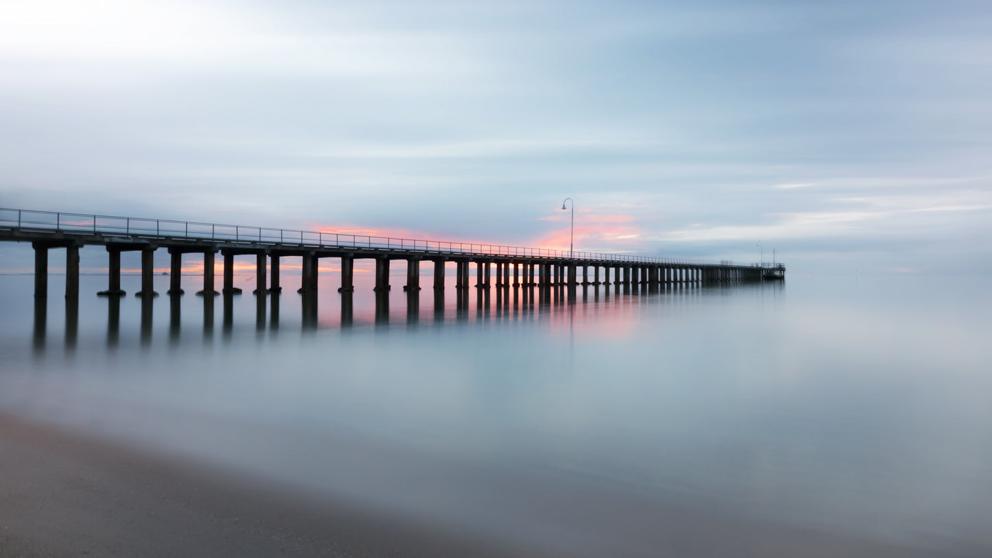Bridge Over Misty Sea Photograph Print 100% Australian Made