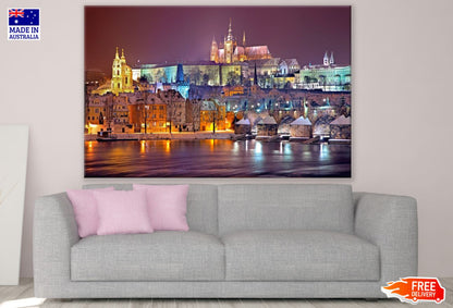 Night City Scenery Photograph Print 100% Australian Made