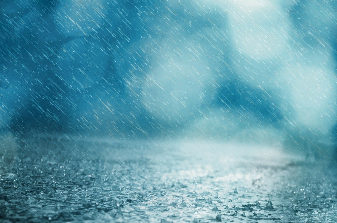 Rain Scenery Photograph Home Decor Premium Quality Poster Print Choose Your Sizes